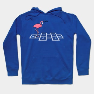 Hopping Flamingo! Life Pun Hoodie